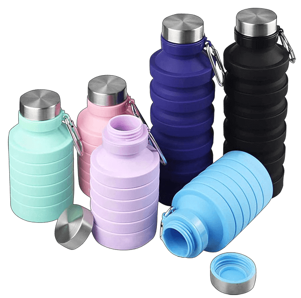 Mitour Silicone Water Bottle