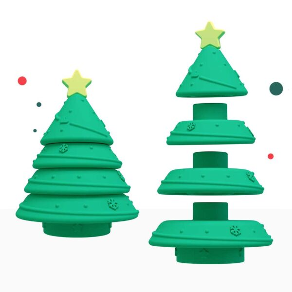 Learning Christmas Tree Silicone Stacking