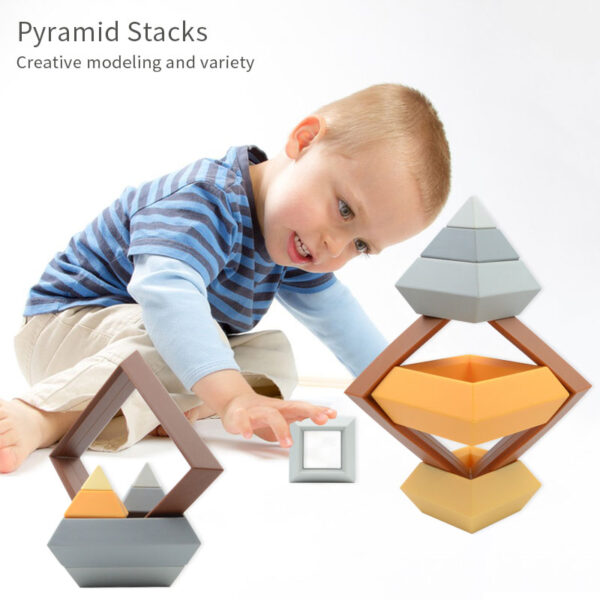 Silicone Pyramid Stacker Toy Manufacturer