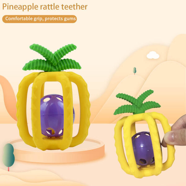 silicone pineapple teether1