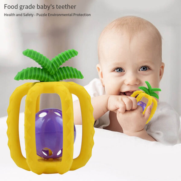 silicone pineapple teether2
