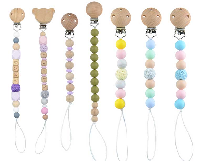 Silicone Pacifier Clips Material