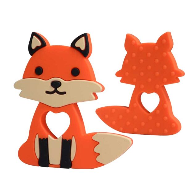 Silicone-Fox-Baby-Teether