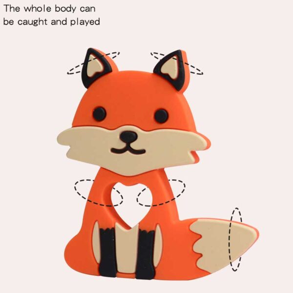 Silicone-Fox-Teething-Toy