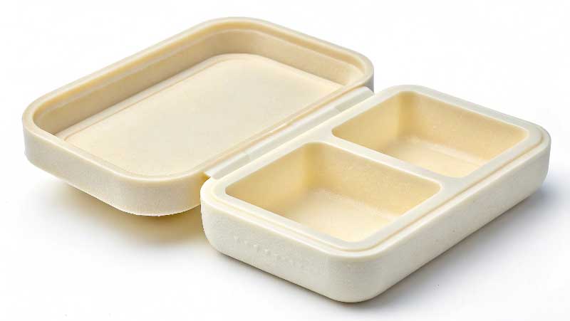 A simple, two-part soft silicone mold used for small-batch casting